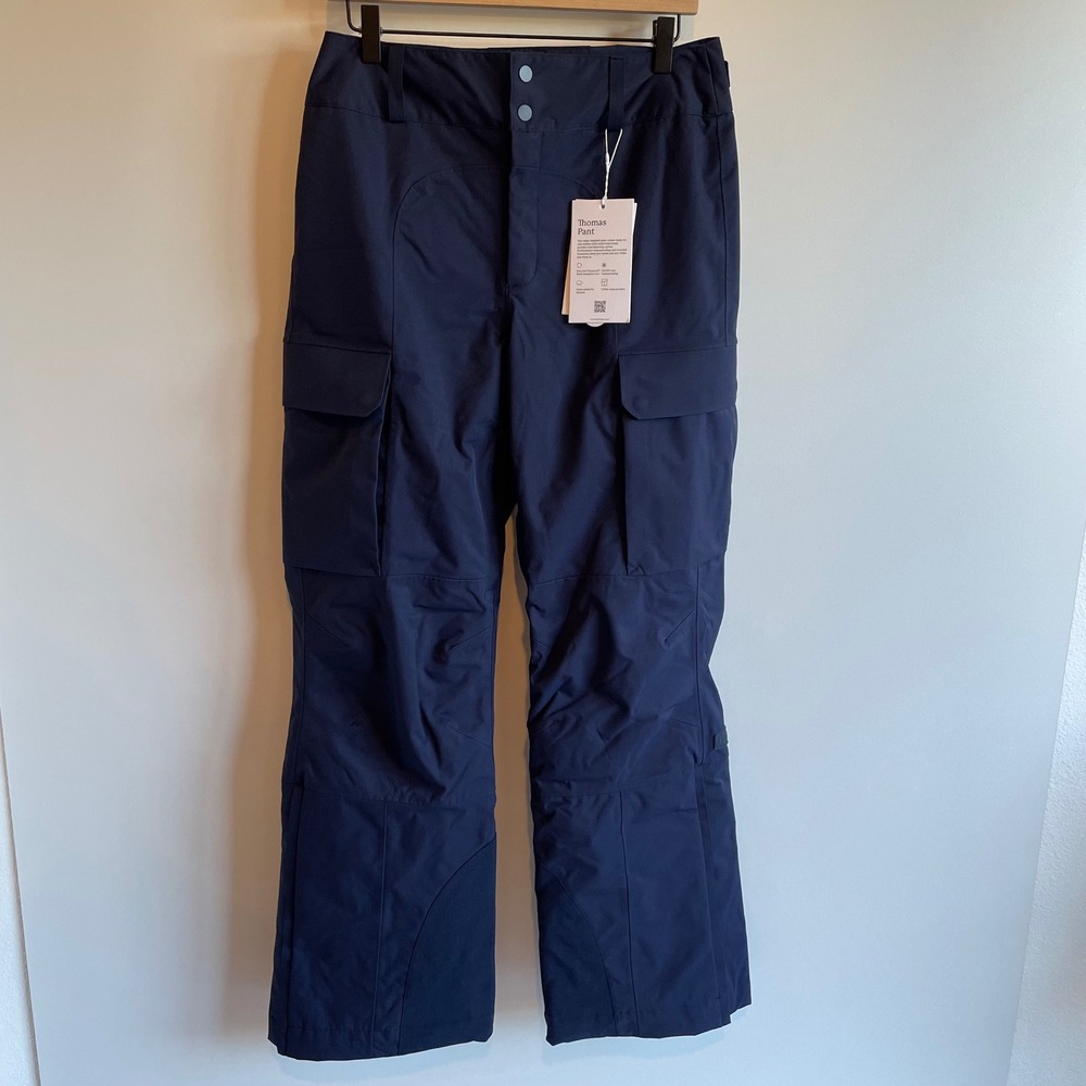 Halfdays Thomas Pant Womens Small Navy Blue Snow Ski Insulated Cargo